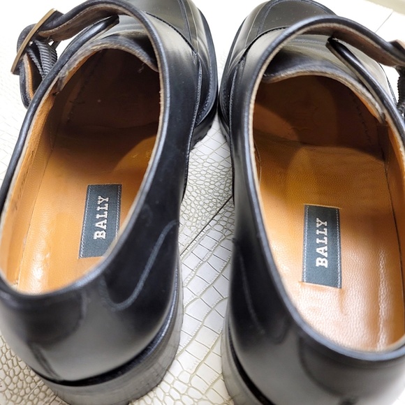 Very Rare New Never Used Hand Made Italian Black Leather Dress Monk Strap - Picture 14 of 14